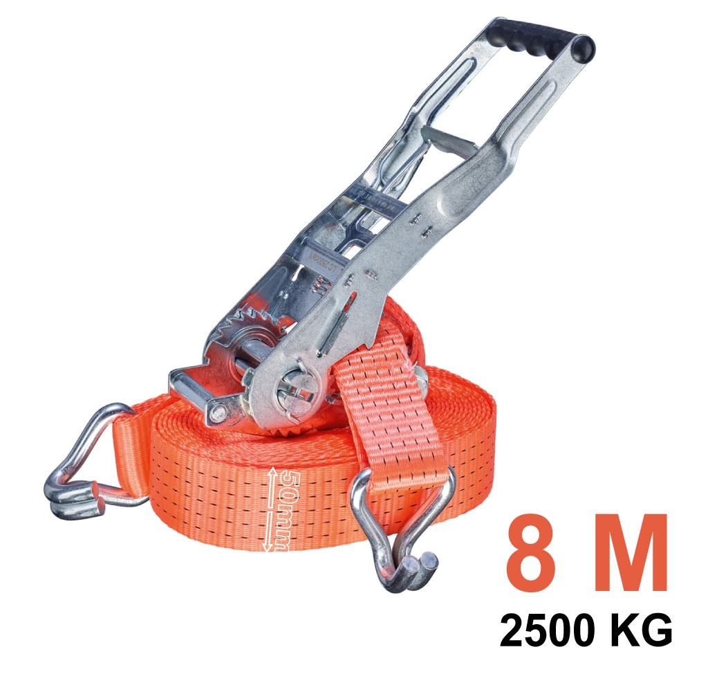 Dây tăng đơ chằng hàng Tector 84516 móc J đôi 50mm x 8m