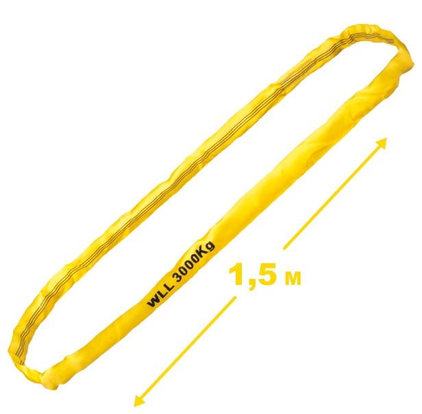 Dây cẩu tròn Tector 84524 màu vàng 3000kg - 1,5m