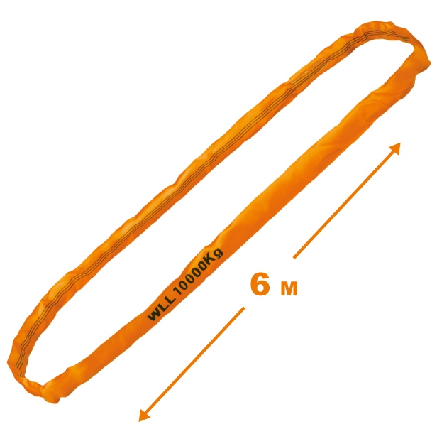 Dây cẩu tròn Tector 84534 màu cam 10000kg - 6m