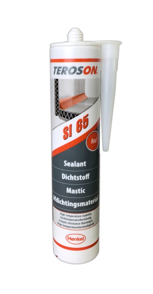 Keo silicon Teroson SI 65 dạng ống màu đỏ 300ml
