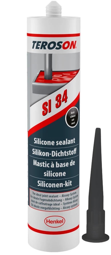 Keo silicone Teroson SI 34 màu đen dạng ống 300ml