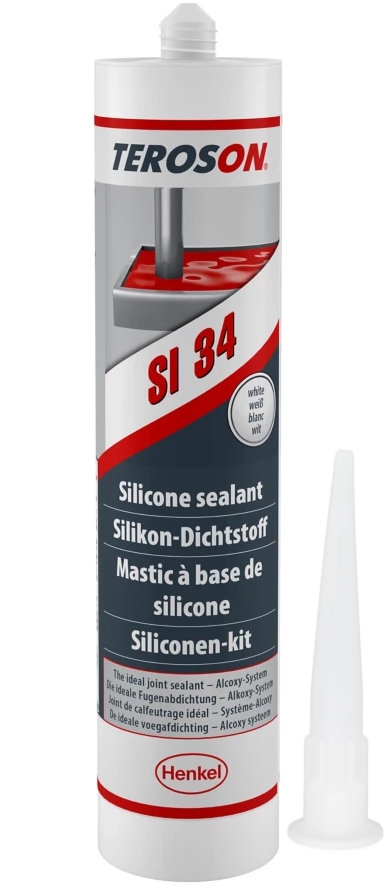 Keo trám Silicone Teroson SI 34 dạng ống màu trắng 300ml