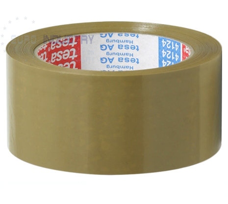Băng keo đóng gói Tesa 4124, PVC, màu nâu, 50mm x 66m