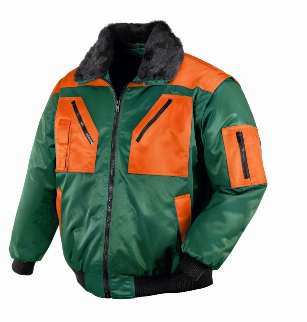 Áo khoác pilot phản quang Texxor 4178 OSLO 4 trong 1 xanh/cam