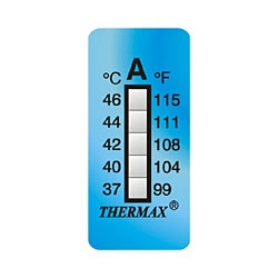 Thermax 5 - Vỉ 10 miếng dán đo nhiệt độ hiển thị 5 cấp độ