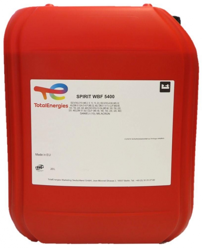 Dầu vi nhũ tương đa năng Total SPIRIT WBF 5400 thùng 20L