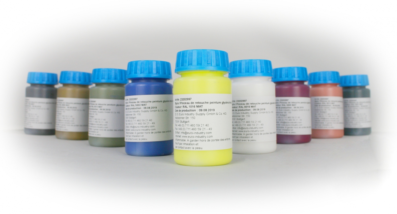 Bút sơn phủ vết xước kèm chổi màu RAL mờ 50ml