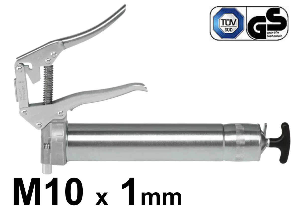 Súng bơm mỡ một tay Umeta 85/PK, thép mạ kẽm, ren M10x1