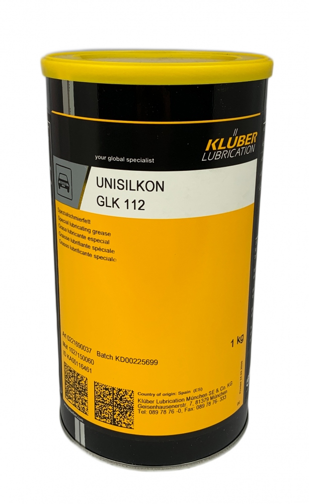 Klüber UNISILKON GLK 112 Mỡ bôi trơn chuyên dụng cho cáp Bowden 1kg