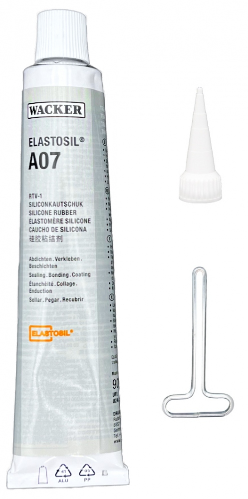 Cao su Silicone Wacker Elastosil A07 trong suốt RTV-1 90ml