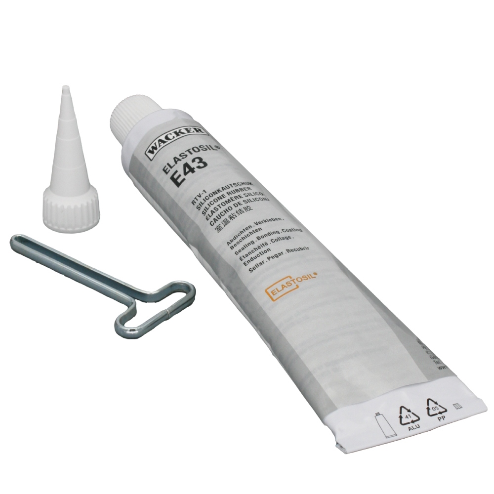 Keo Silicone RTV-1 trong suốt Wacker Elastosil E43 tuýp 90ml