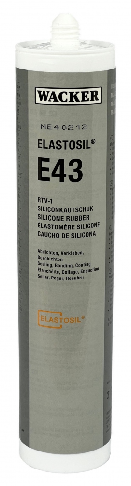 Keo Silicone Wacker Elastosil E43 RTV-1 trong suốt dạng ống 310ml