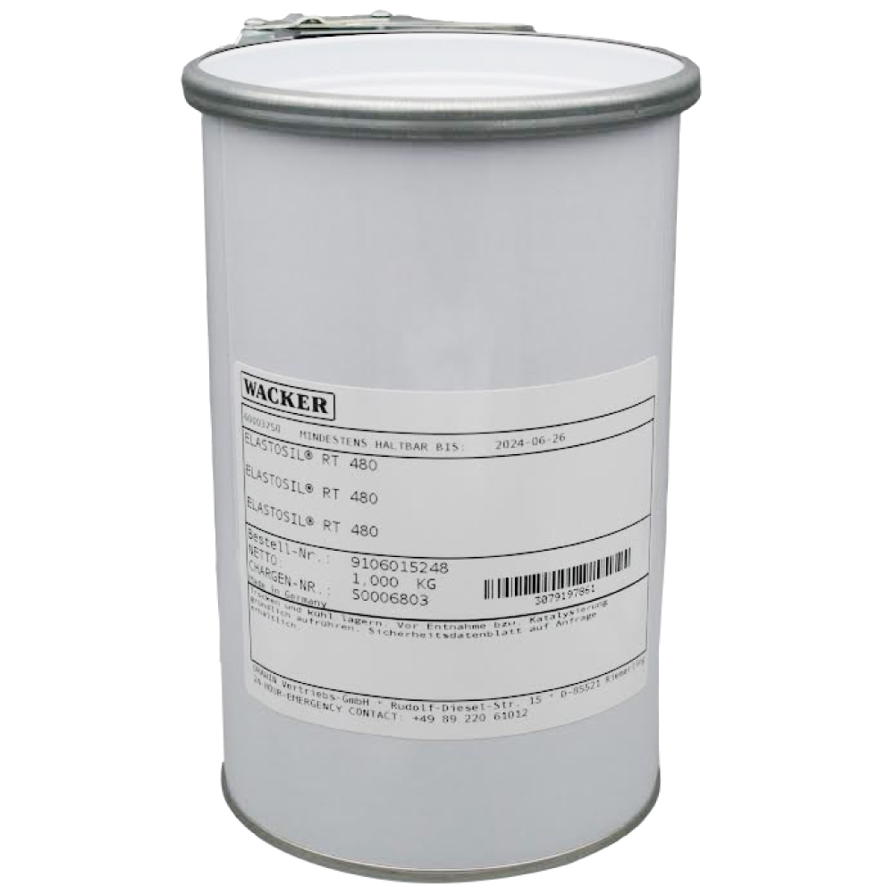 Cao su silicone lưu hóa ở nhiệt độ phòng Wacker Elastosil RT 480 1kg