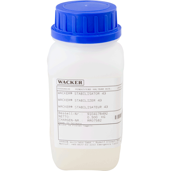 Chất ổn định Wacker STABILIZER 43 cao su silicone RTV-2 làm khuôn 0.5kg/lon