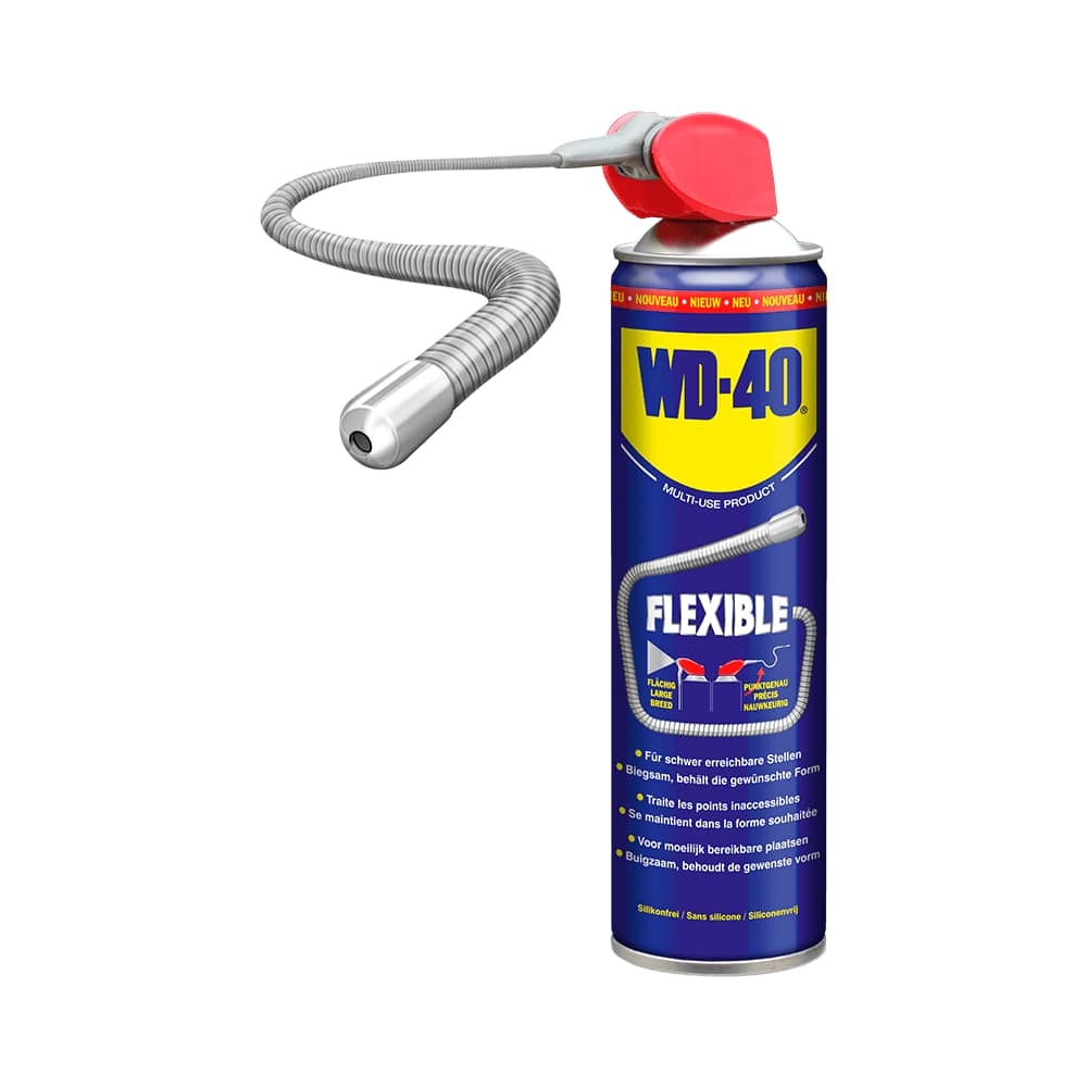 Bình xịt dầu đa năng WD-40 Flexible 5 trong 1 dung tích 400ml kèm vòi xịt linh hoạt 18cm