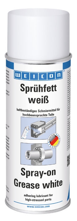 Mỡ xịt trắng Weicon Spray-on Grease white 400ml dạng xịt
