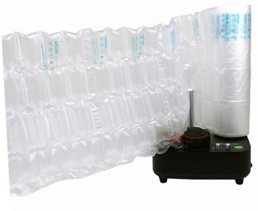 Máy thổi túi đệm khí WiAIR 1200 tốc độ đóng gói 12 m/phút + 1 cuộn màng kèm theo
