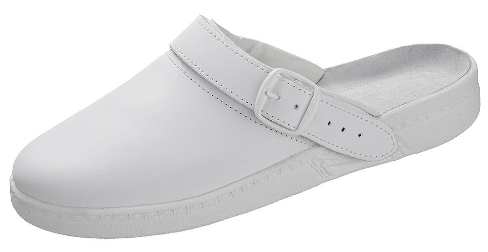 Giày clogs bảo hộ thoáng khí Wica 34633 LARI OB màu trắng size 36-48