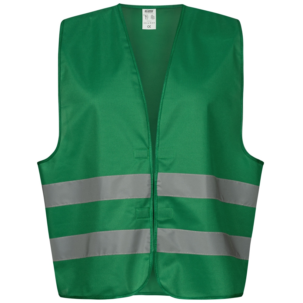 Áo phản quang Polyester màu xanh lá EN17353 Safestyle 22664