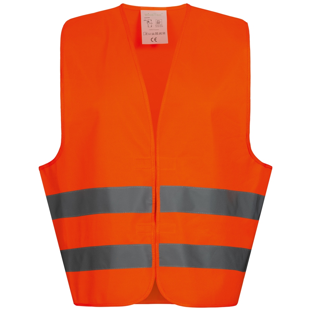 Áo phản quang Polyester màu cam Wicatex 22686 OSKAR