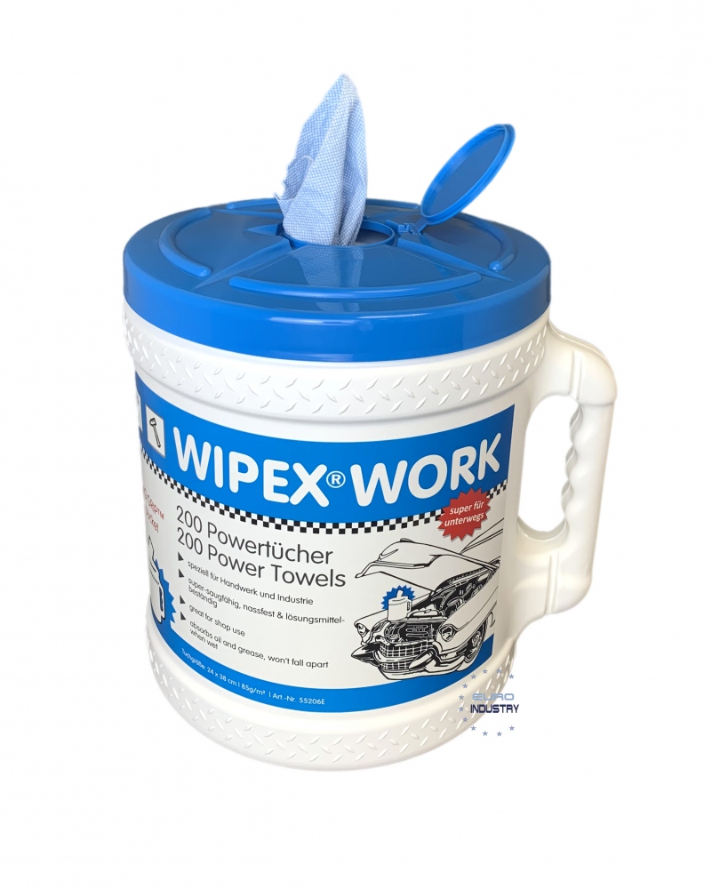 WipexWork Khăn lau đa năng dùng cho công trường 200 miếng