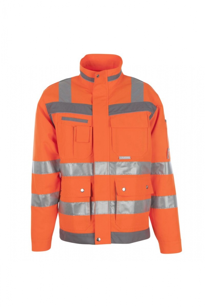 Áo khoác parka phản quang Planam 5600 Plaline màu cam/kẽm
