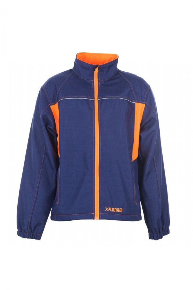 Áo khoác Softshell Planam 6291 Basalt Neon - xanh đen/cam